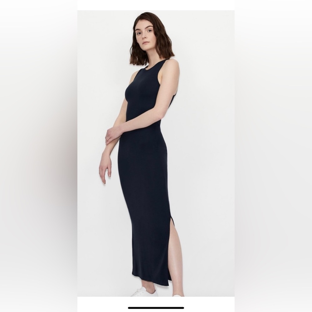 Armani Exchange Maxi Tank Dress, Navy Blue Size Small New With Tags